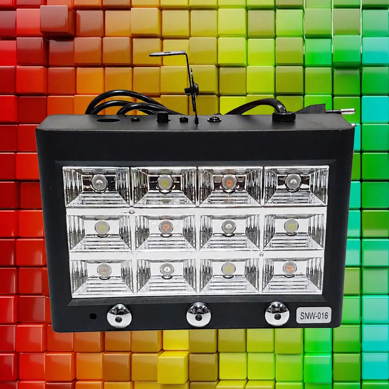 رقص نور فلاشری لیزری رنگی 12 وات ال ای دی LED